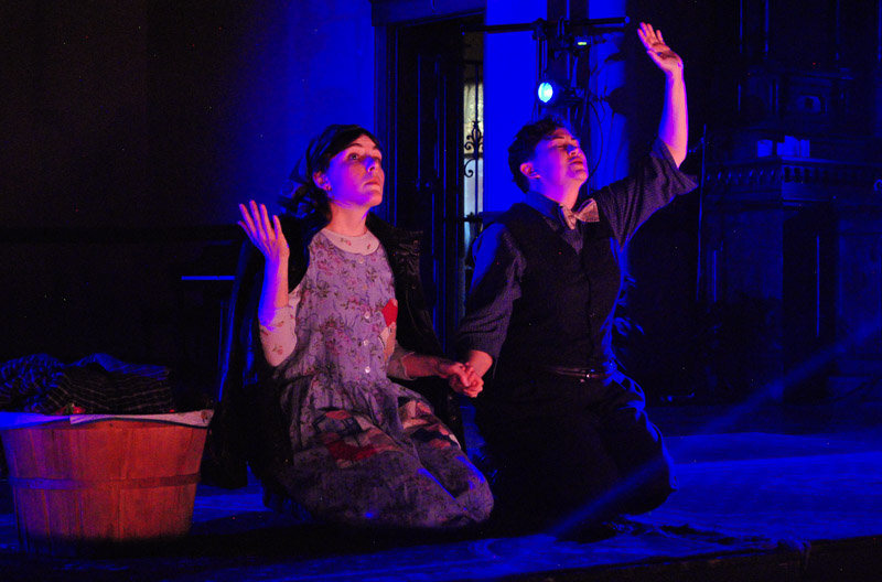 Macbeth by Three Witches Shakespeare in Louisville Kentucky Queer Feminist Theatre Company