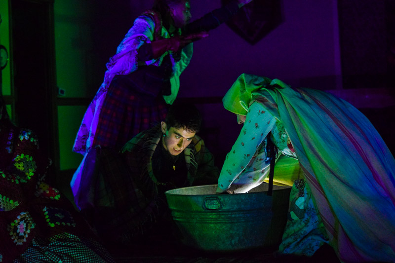 Three Witches in Macbeth by Three Witches Shakespeare in Louisville Kentucky Queer Feminist Theatre Company