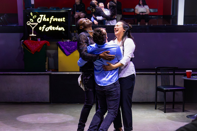 Queer Joy during a play at Three Witches Shakespeare in Louisville Kentucky