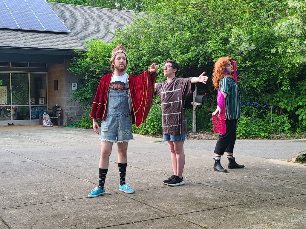 three witches a midsummer night's dream at the Louisville Nature Center