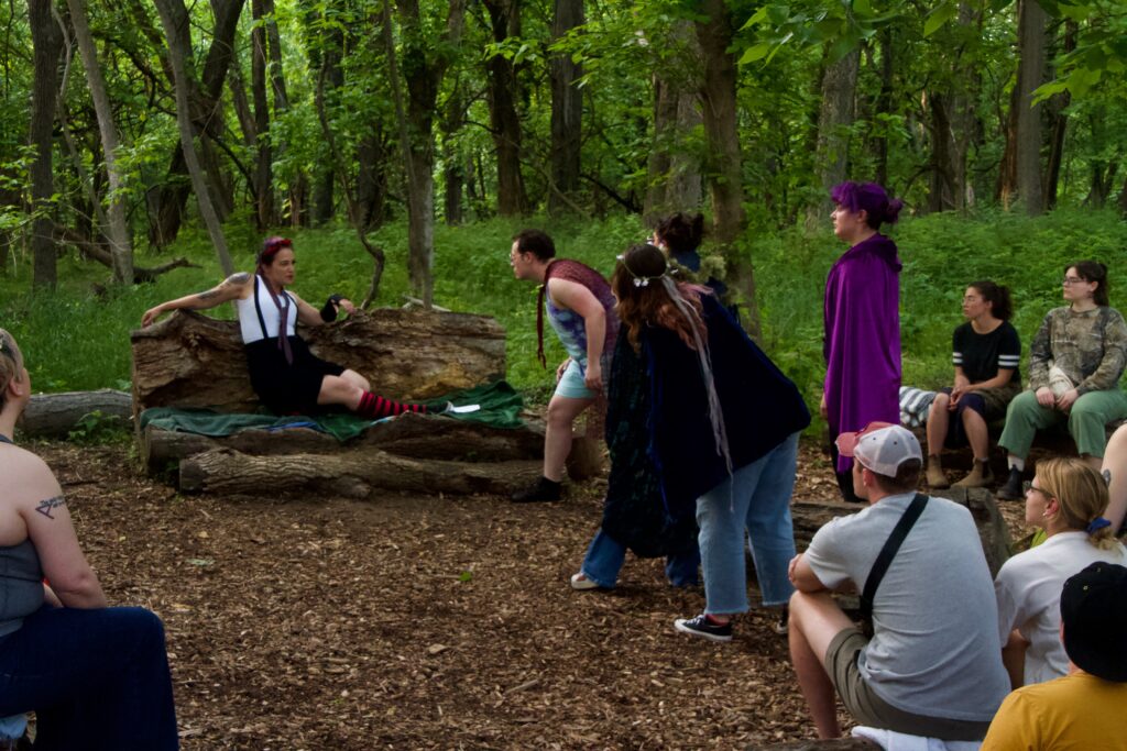 three witches a midsummer night's dream at the Louisville Nature Center