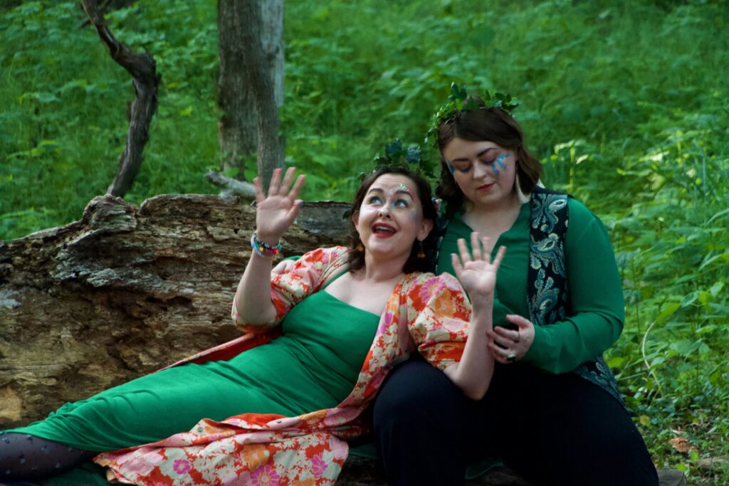 three witches a midsummer night's dream at the Louisville Nature Center